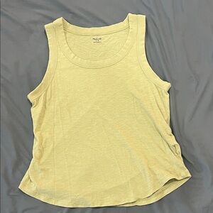 Madewell Scoop Neck Green Tank Top
